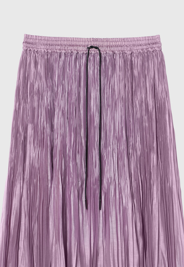 TENCEL ORGANDY PLEATS SKIRT / テンセルオーガンジープリーツスカート 詳細画像 Pink 3