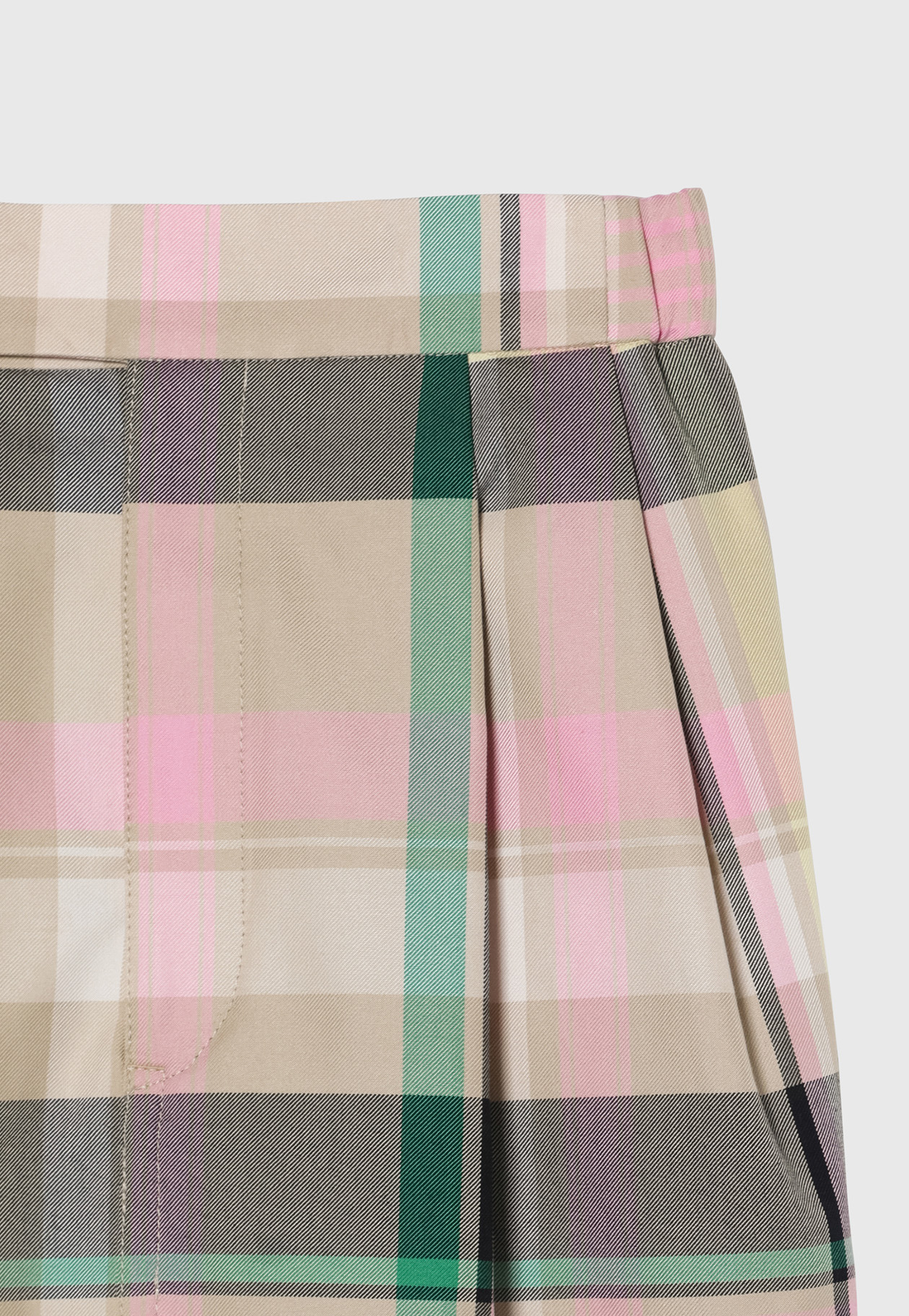 MADRAS CHECK SKIRT / マドラスチェックスカート 詳細画像 Pink 4