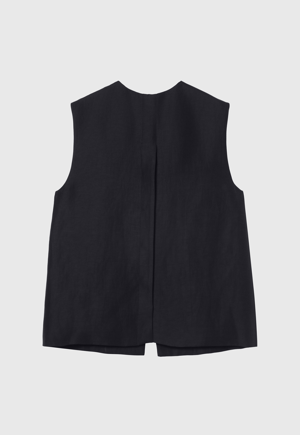 TRIACETATE LINEN GILET / トリアセテートリネンジレ 詳細画像 Navy 7