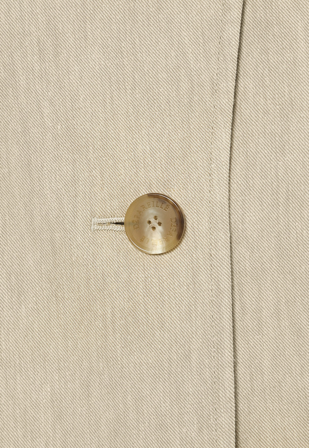 VISCORSE LINEN PONCHO GILET / ヴィスコースリネンポンチョジレ 詳細画像 Beige 11