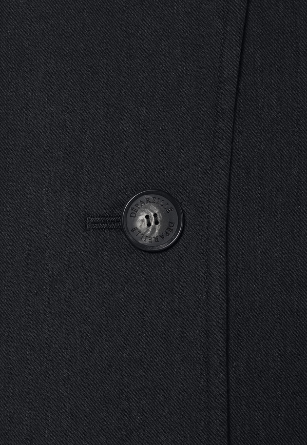 VISCORSE LINEN PONCHO GILET / ヴィスコースリネンポンチョジレ 詳細画像 Navy 2