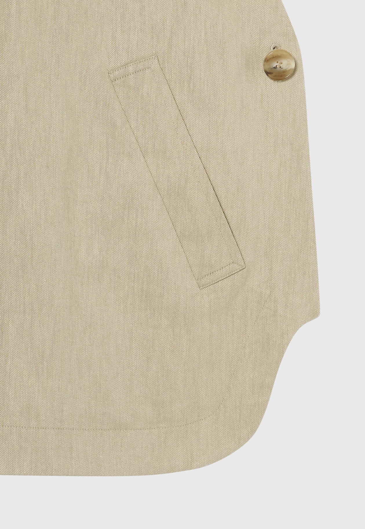 VISCORSE LINEN PONCHO GILET / ヴィスコースリネンポンチョジレ 詳細画像 Beige 9