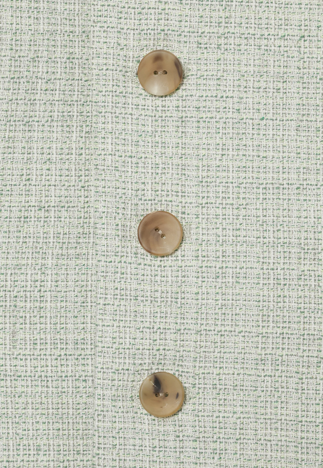 SLUB TWEED GILET / スラブツィードジレ 詳細画像 Green 6