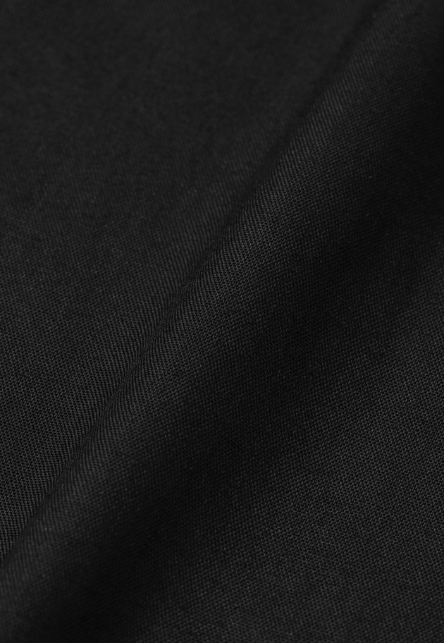 RAMIE POLY TWILL GILET / ラミーポリツイルジレ 詳細画像 Black 3