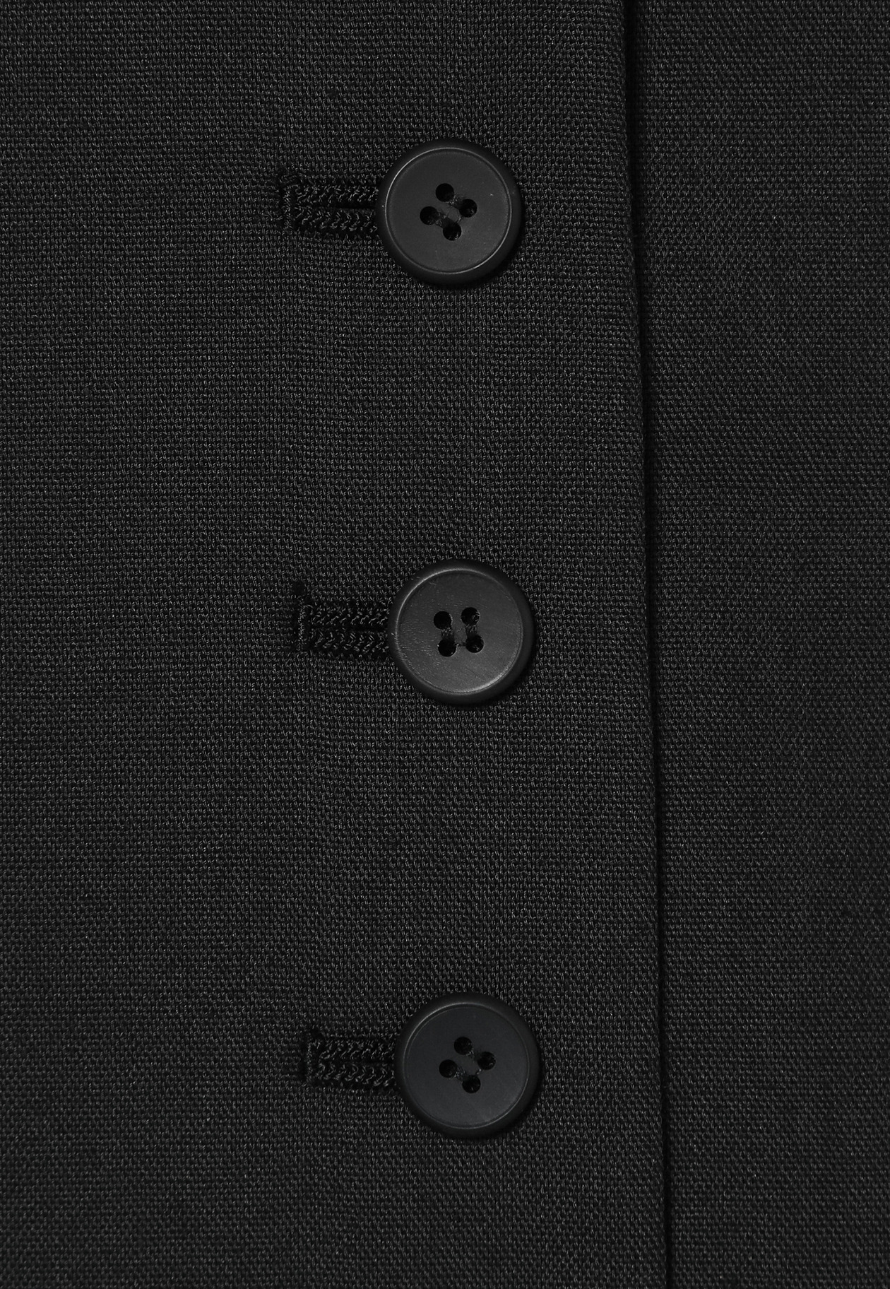 RAMIE POLY TWILL GILET / ラミーポリツイルジレ 詳細画像 Black 2