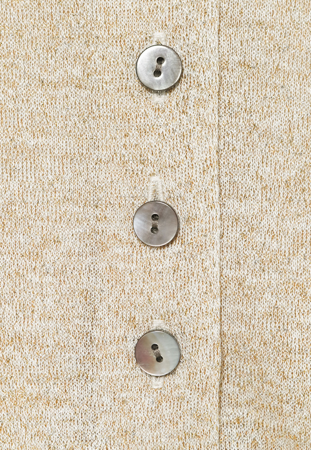 VISCOSE LAME CARDIGAN / ヴィスコースラメカーディガン 詳細画像 Beige 2