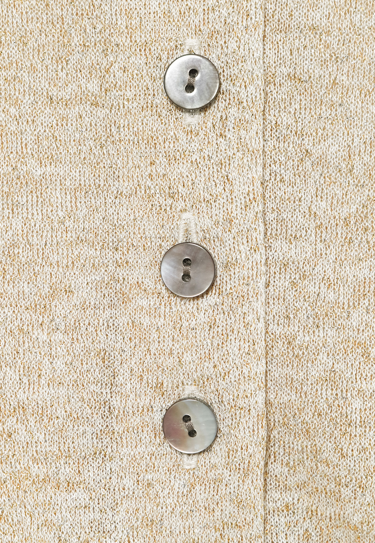 VISCOSE LAME CARDIGAN / ヴィスコースラメカーディガン 詳細画像 Beige 2