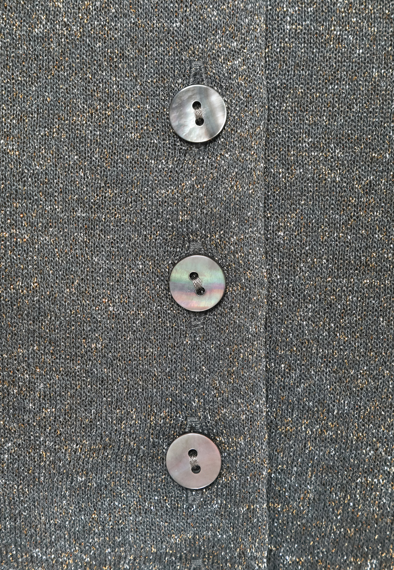 VISCOSE LAME CARDIGAN / ヴィスコースラメカーディガン 詳細画像 Gray 4