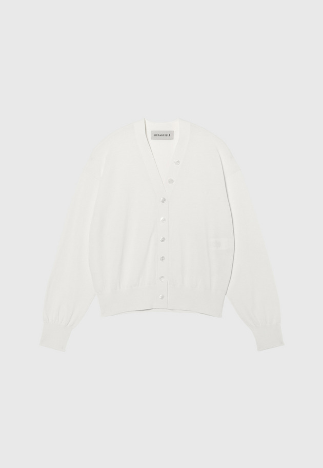 ICE COTTON CARDIGAN / アイスコットンカーディガン 詳細画像 OW 1