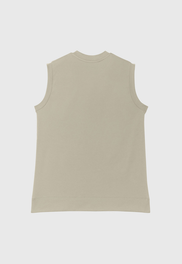 SMOOTH NO SLEEVE T SHIRT / スムースノースリーブTシャツ 詳細画像 G.BE 2