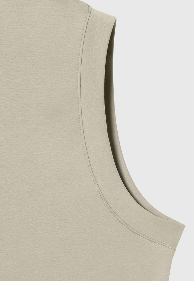 SMOOTH NO SLEEVE T SHIRT / スムースノースリーブTシャツ 詳細画像 G.BE 4