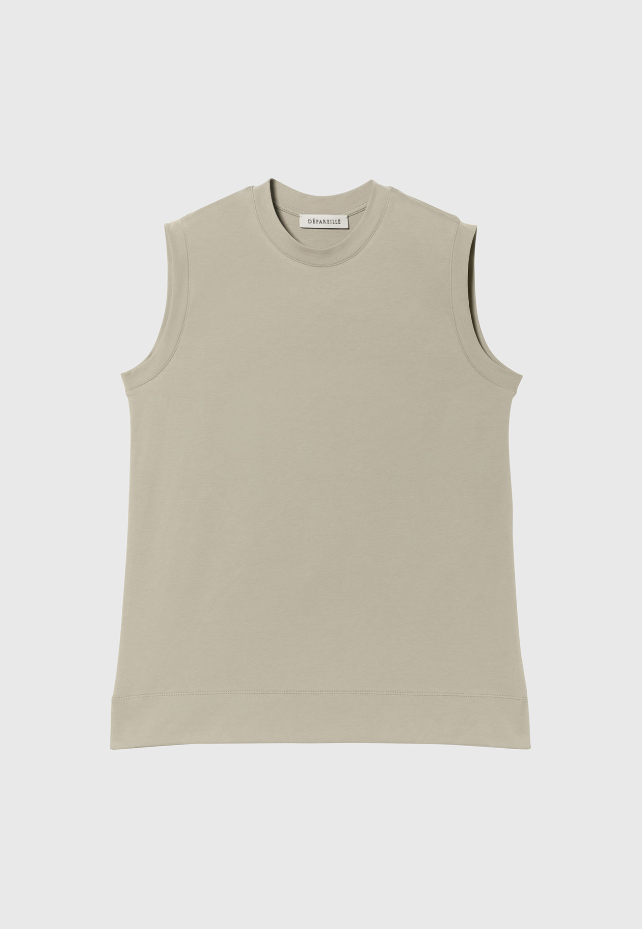 SMOOTH NO SLEEVE T SHIRT / スムースノースリーブTシャツ 詳細画像 G.BE 1