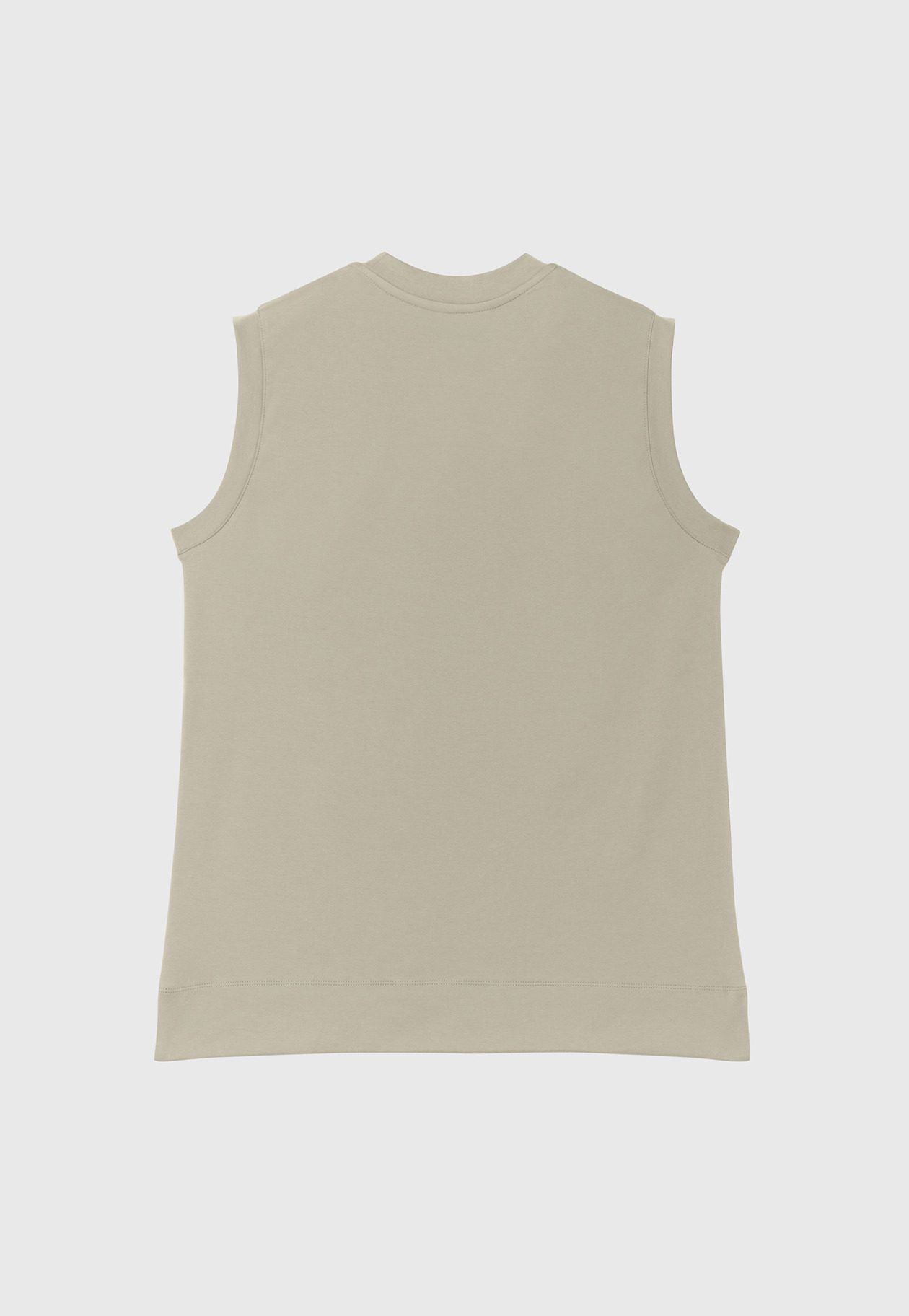 SMOOTH NO SLEEVE T SHIRT / スムースノースリーブTシャツ 詳細画像 G.BE 2