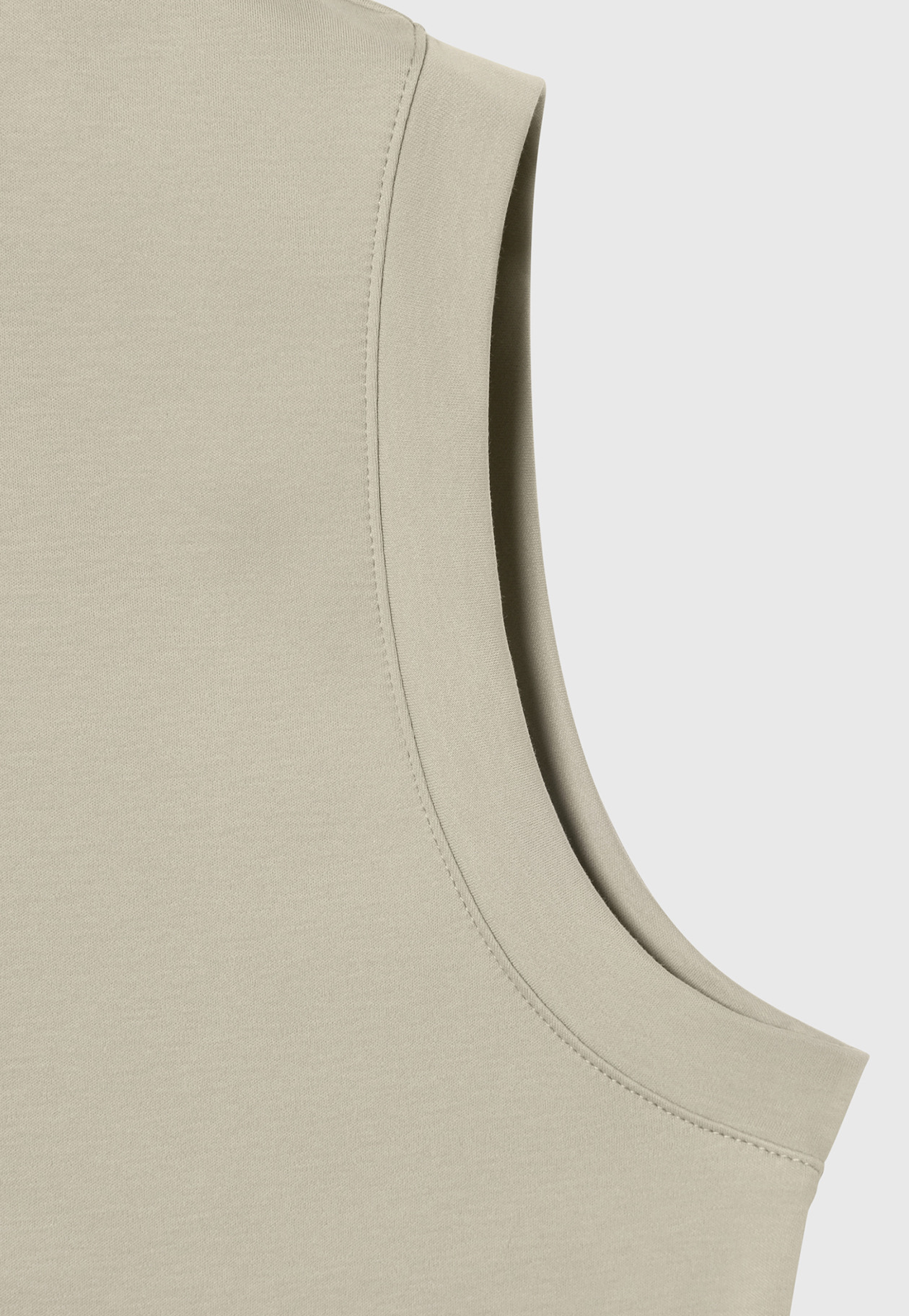 SMOOTH NO SLEEVE T SHIRT / スムースノースリーブTシャツ 詳細画像 G.BE 4