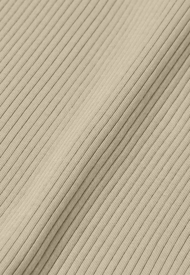 ORGANIC COTTON RIB HENRY NECK / オーガニックコットンリブヘンリーネック 詳細画像 Beige 2