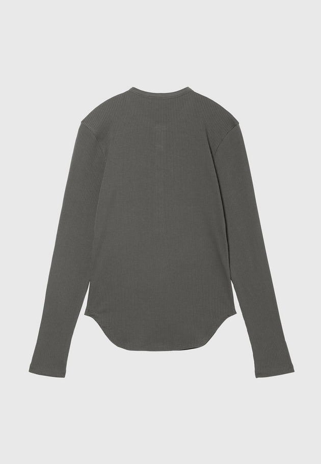 ORGANIC COTTON RIB HENRY NECK / オーガニックコットンリブヘンリーネック 詳細画像 Chcl 5