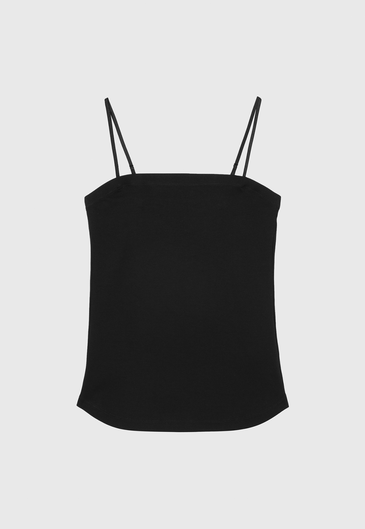 SPANDEX JERSEY BARE TOP / スパンデックスジャージーベアトップ 詳細画像 Black 1