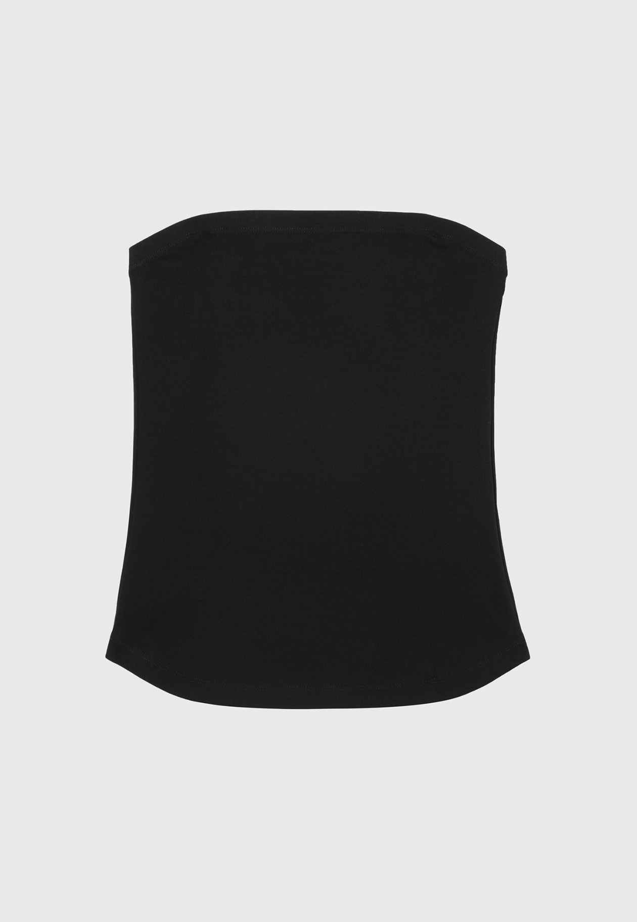 SPANDEX JERSEY BARE TOP / スパンデックスジャージーベアトップ 詳細画像 Black 3