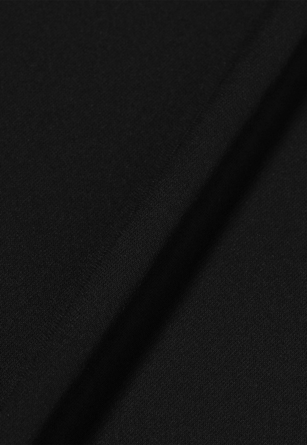 TRIACETATE JERSEY ASYMMETRY TOPS / トリアセテートジャージーアシンメトリートップス 詳細画像 Black 2