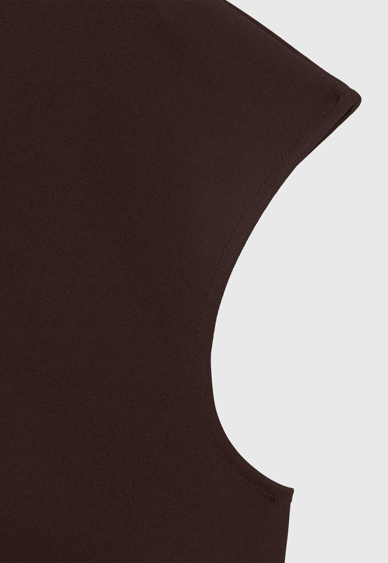 TRIACETATE JERSEY ASYMMETRY TOPS / トリアセテートジャージーアシンメトリートップス 詳細画像 Brd 4