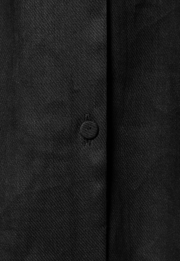 RAMIE TWILL RUFFLE BLOUSE 詳細画像 Black 2