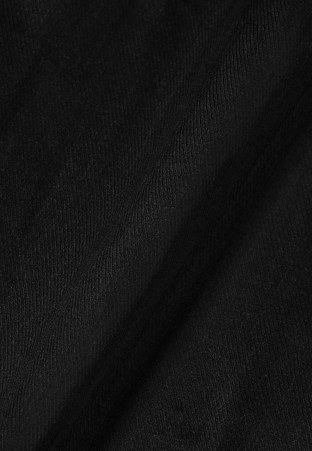 RAMIE TWILL RUFFLE BLOUSE 詳細画像 Black 3