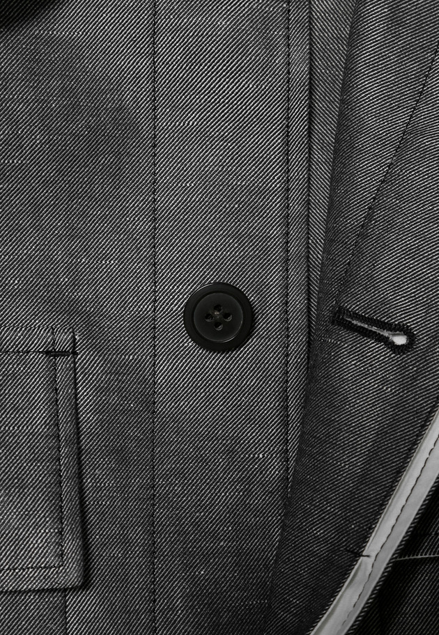 SILK LINEN SHORT SLEEVE JACKET 詳細画像 Navy 11
