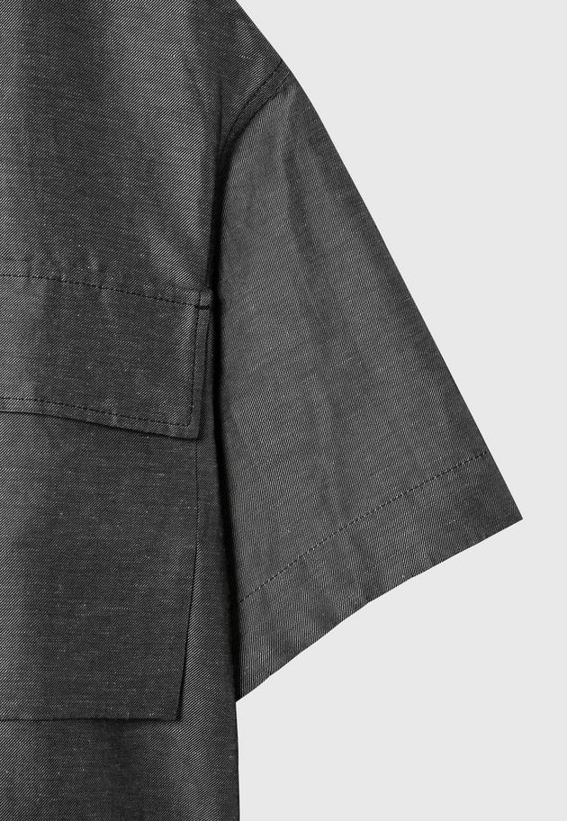 SILK LINEN SHORT SLEEVE JACKET 詳細画像 Navy 8