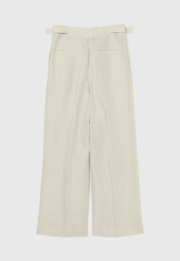 TRIACETATE LINEN 2TUCK PANTS 詳細画像 Beige 3