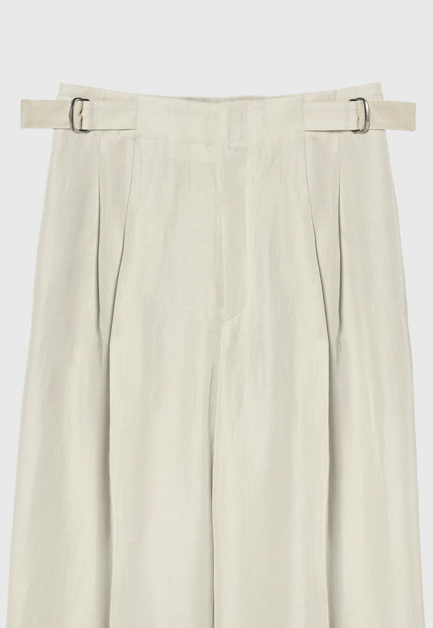 TRIACETATE LINEN 2TUCK PANTS 詳細画像 Beige 4