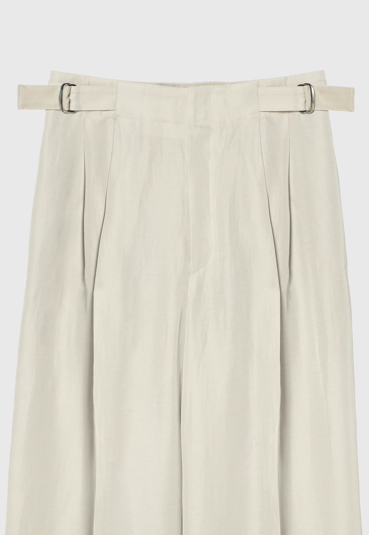 TRIACETATE LINEN 2TUCK PANTS 詳細画像 Beige 4