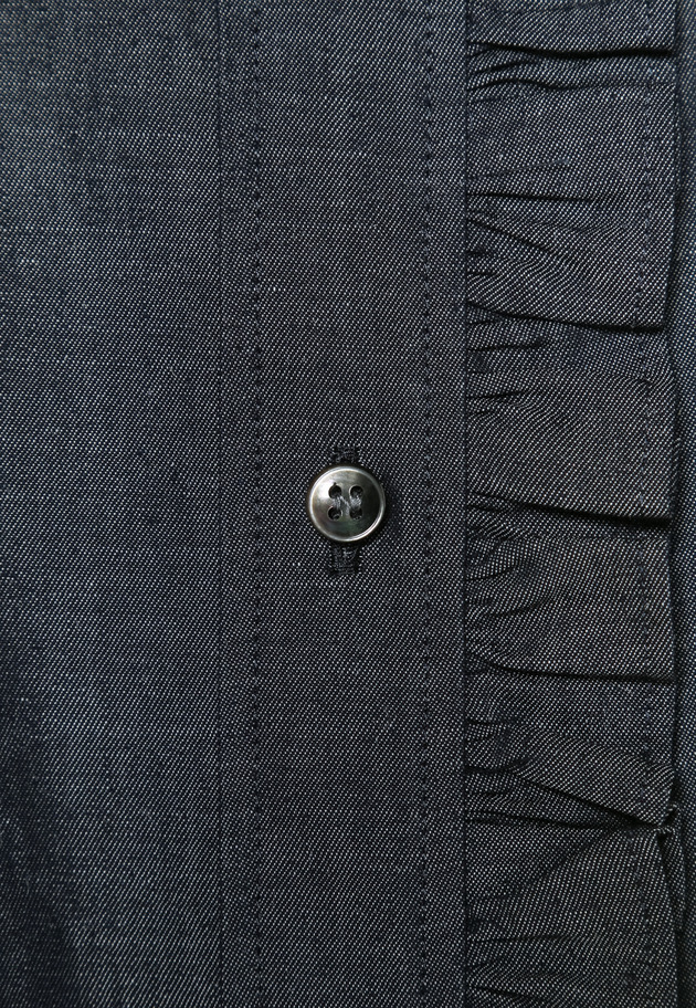 DENIM BOW SHIRT 詳細画像 Navy 11