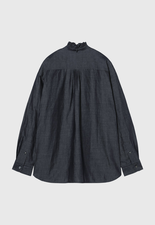 DENIM BOW SHIRT 詳細画像 Navy 7