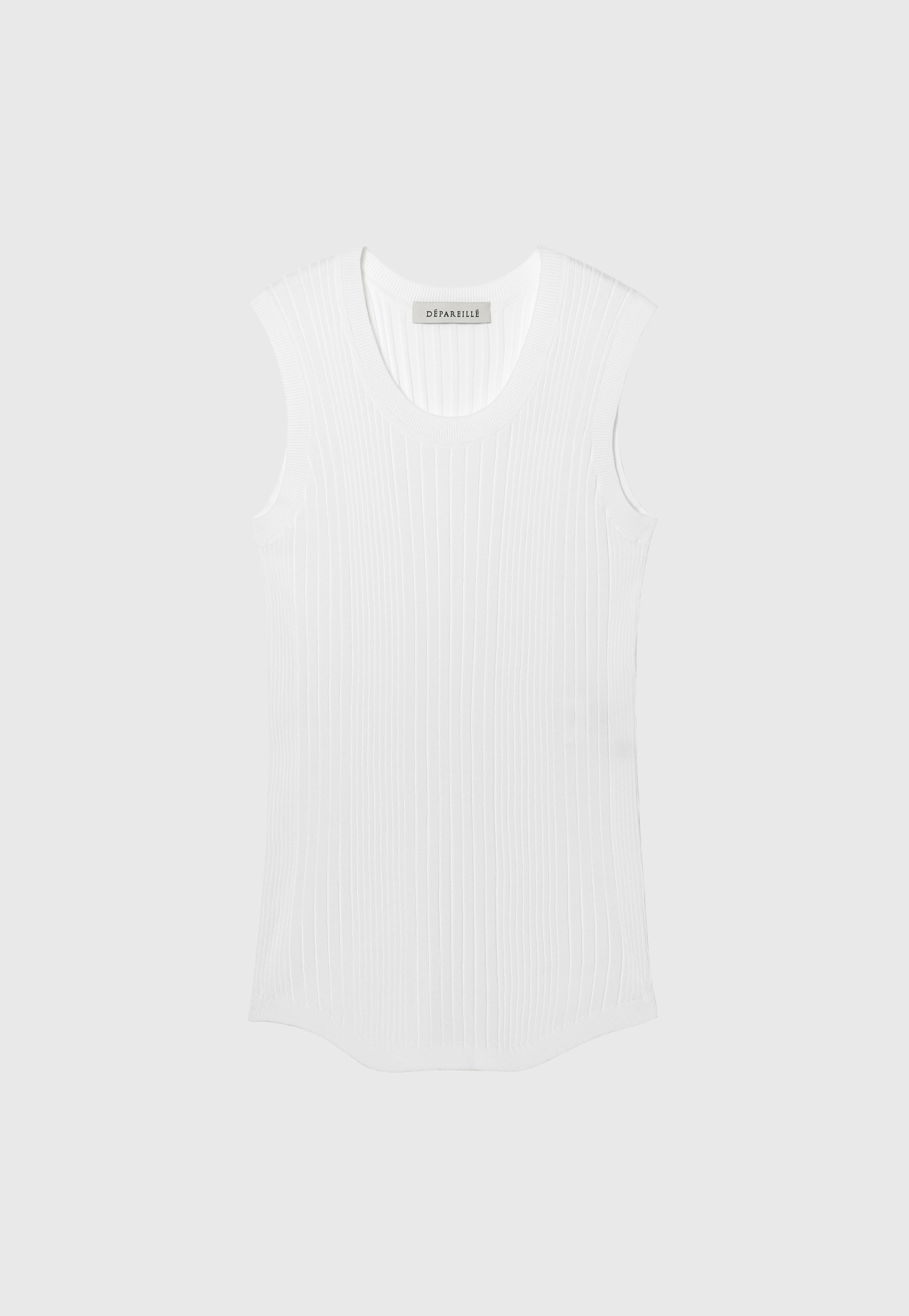 COTTON NO SLEEVE 詳細画像 White 4