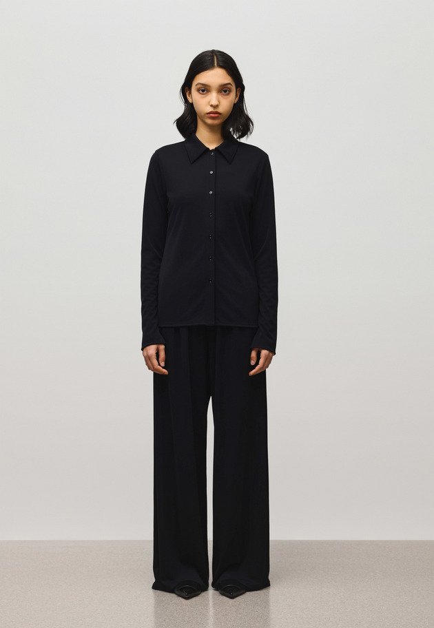 TRIACETATE JERSEY WIDE PANTS 詳細画像 Black 1