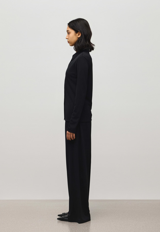TRIACETATE JERSEY WIDE PANTS 詳細画像 Black 2