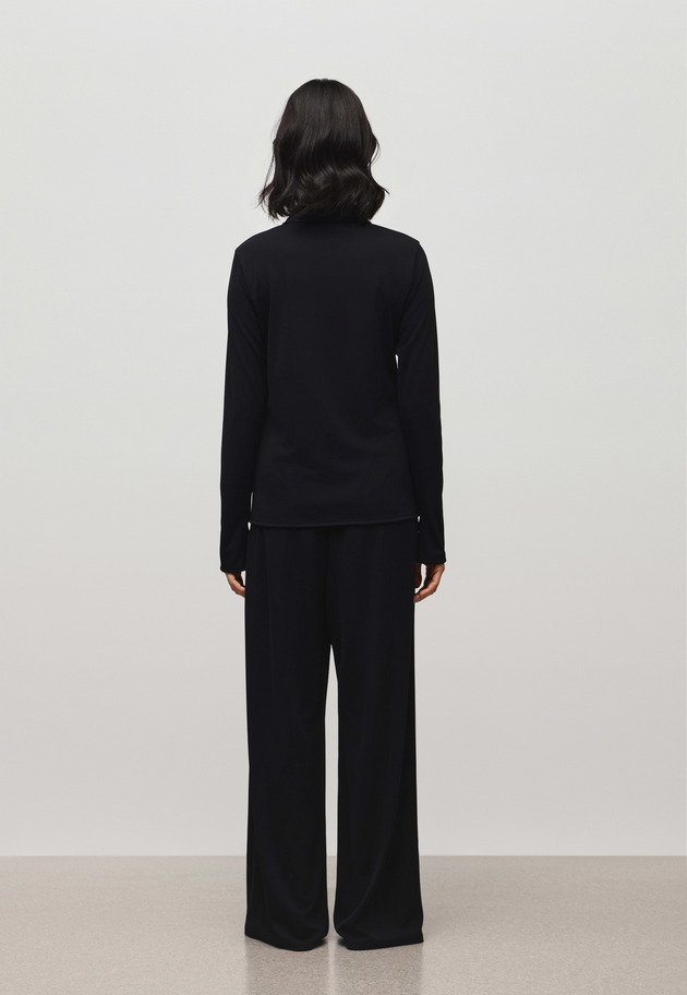 TRIACETATE JERSEY WIDE PANTS 詳細画像 Black 3