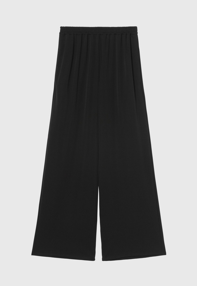 TRIACETATE JERSEY WIDE PANTS 詳細画像 Black 4
