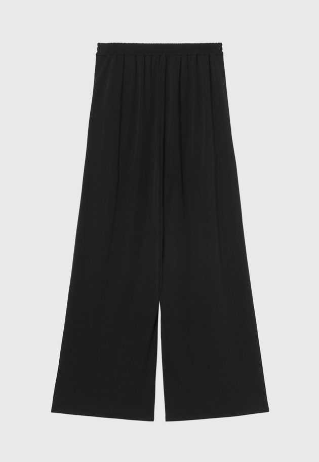 TRIACETATE JERSEY WIDE PANTS 詳細画像 Black 5