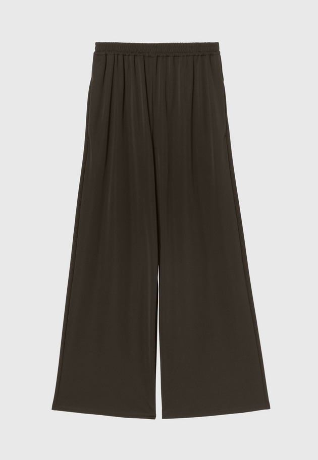 TRIACETATE JERSEY WIDE PANTS 詳細画像 Brown 1