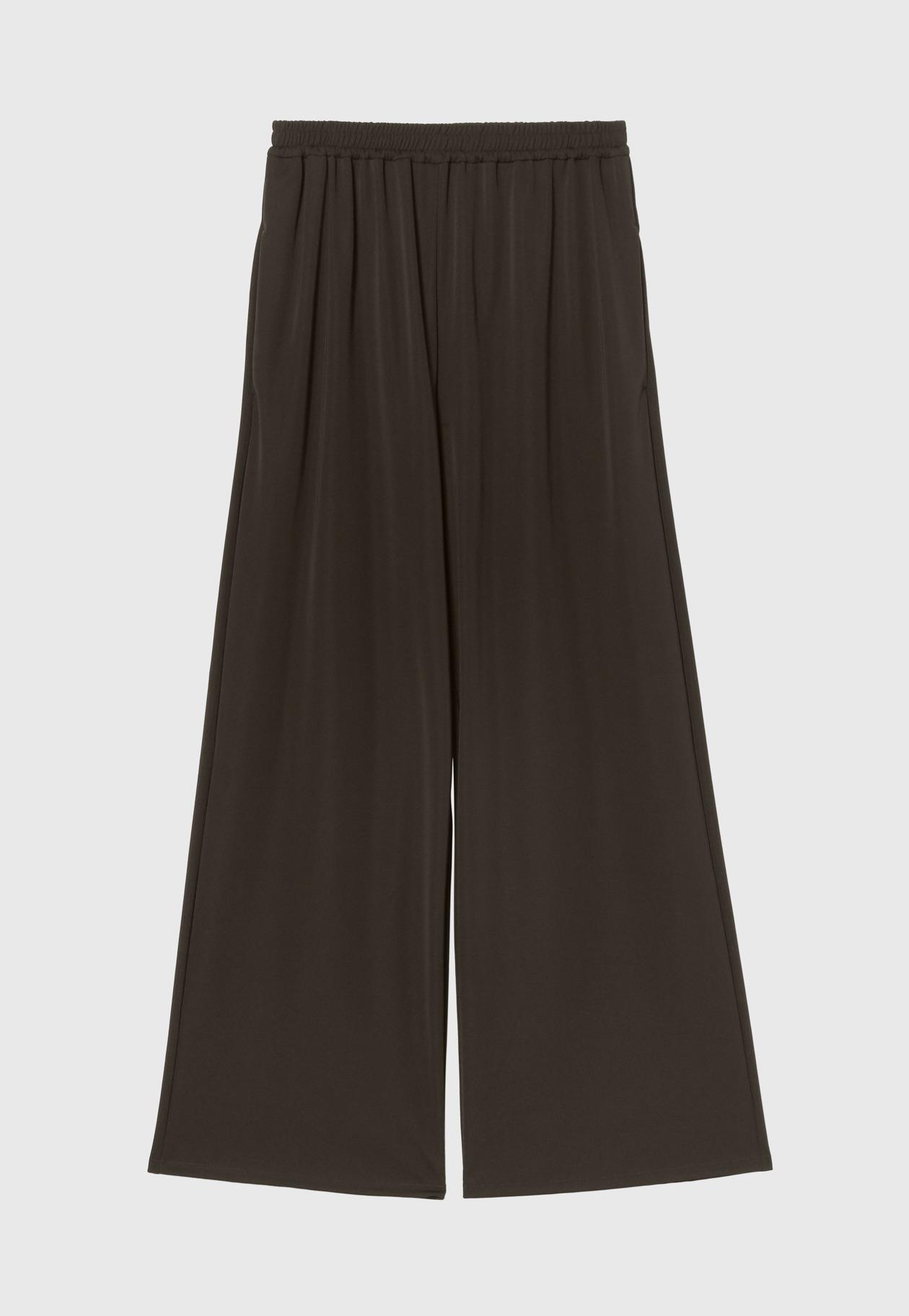 TRIACETATE JERSEY WIDE PANTS 詳細画像 Brown 1