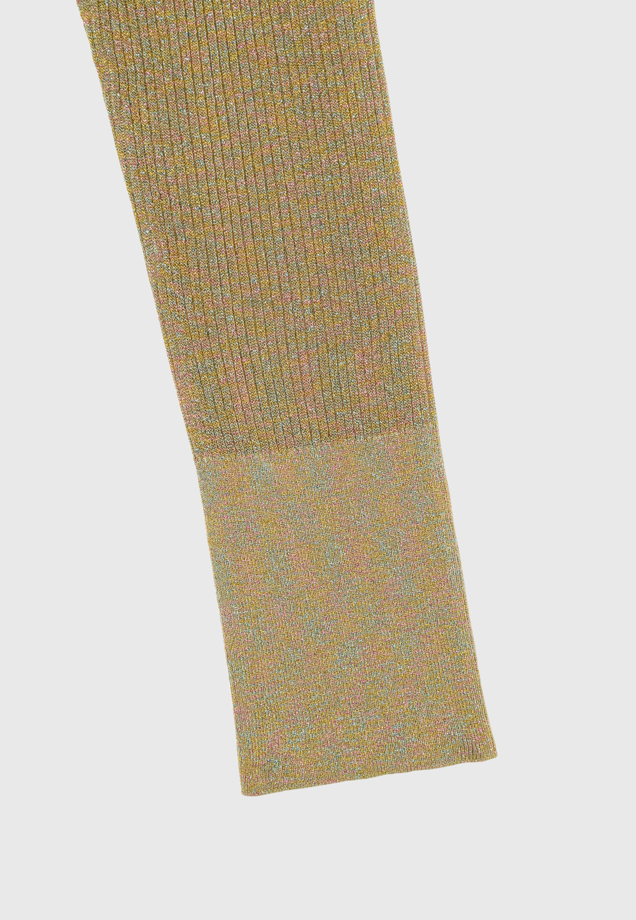 LAME RIB CREW NECK KNIT / ラメリブクルーネックニット 詳細画像 Beige 4