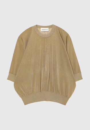 LAME DOLMAN CREW NECK KNIT / ラメドルマンクルーネックニット