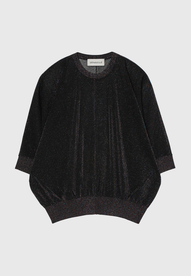LAME DOLMAN CREW NECK KNIT / ラメドルマンクルーネックニット 詳細画像 Brd 1