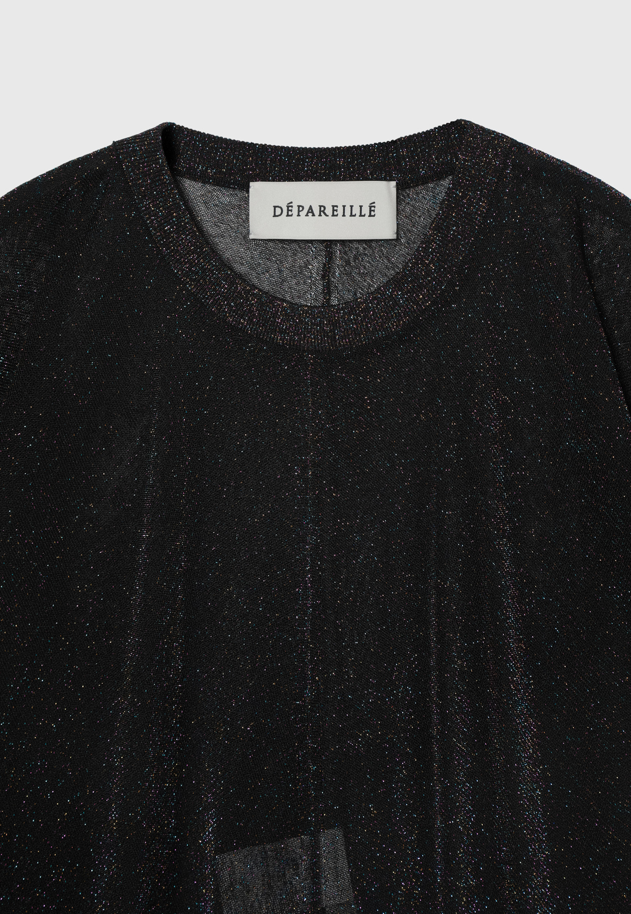 LAME DOLMAN CREW NECK KNIT / ラメドルマンクルーネックニット 詳細画像 Brd 3